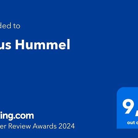 דירות Lieske Haus Hummel מראה חיצוני תמונה